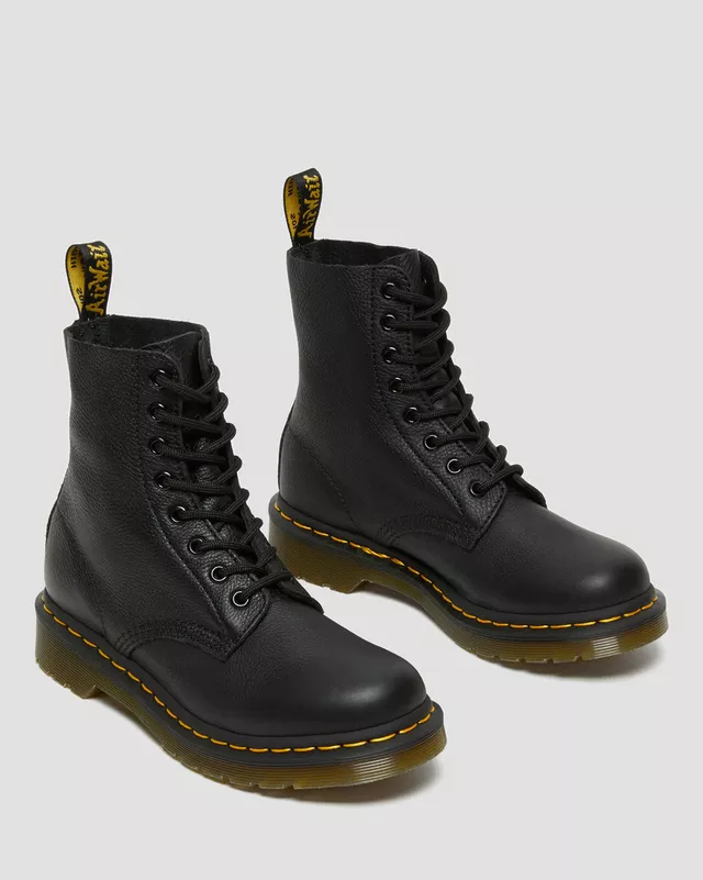 Dr. Martens Stivale stringati 1460 Pascal in pelle Virginia neri - Image 3