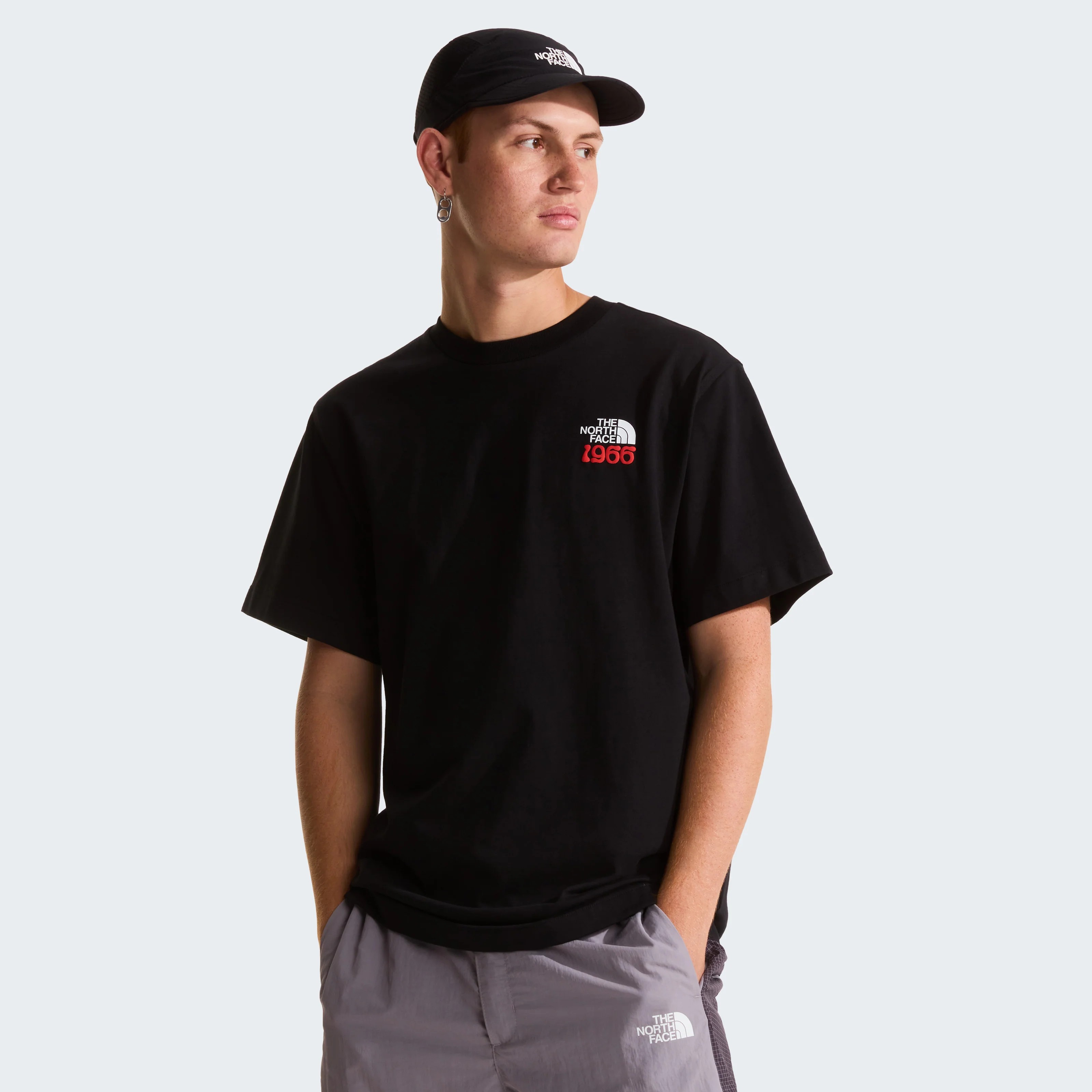 The North Face T-Shirt da uomo manica corta 1966 Half Dome nera - Image 3