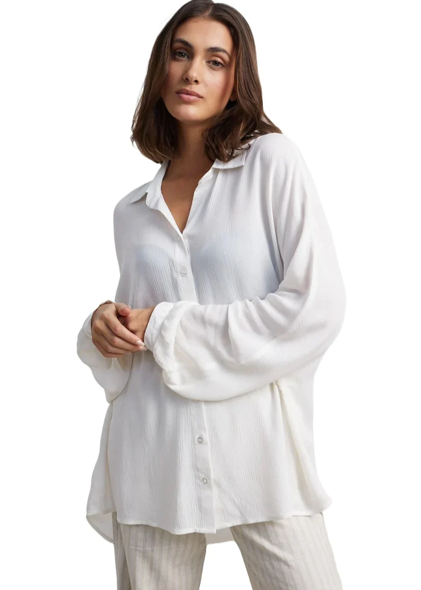 24Colours Camicia in viscosa da donna 30444A