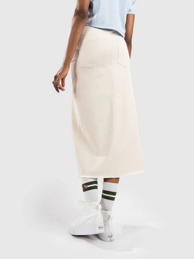 24Colours Gonna lunga in cotone 70755 Beige - Image 2