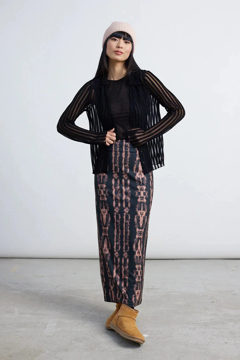 24Colours Gonna lunga 70746B Nera - Image 3