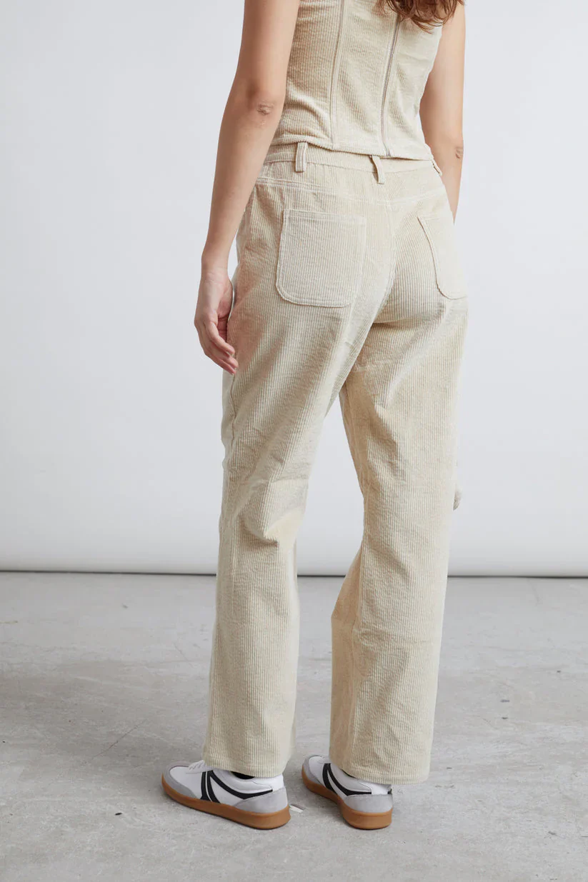 24Colours Pantalone Donna Beige 60844A - Image 3
