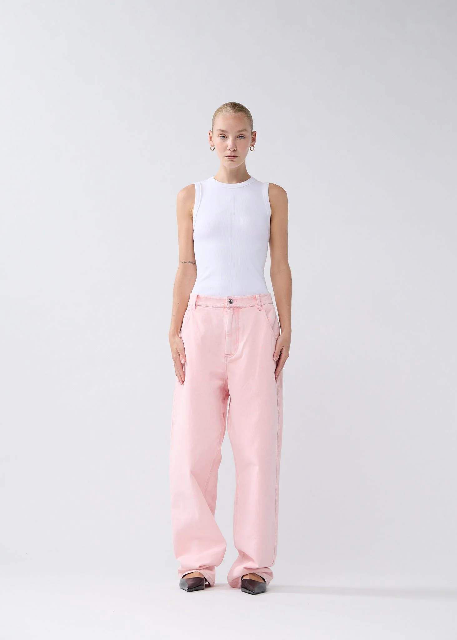 New Amsterdam Jeans unisex 252 Denim rosa - Image 4