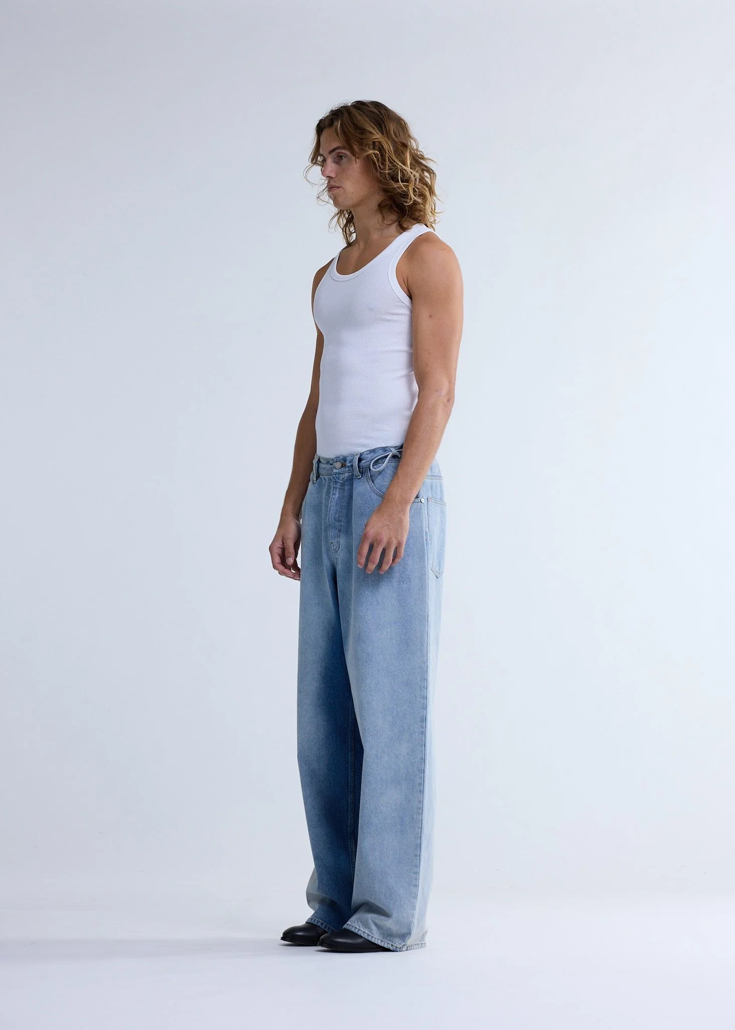 New Amsterdam Jeans largo unisex 40A Denim - Image 4