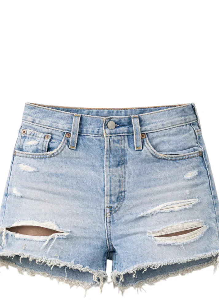 Levi's Pantaloncino in jeans da donna 501 Original High Rise