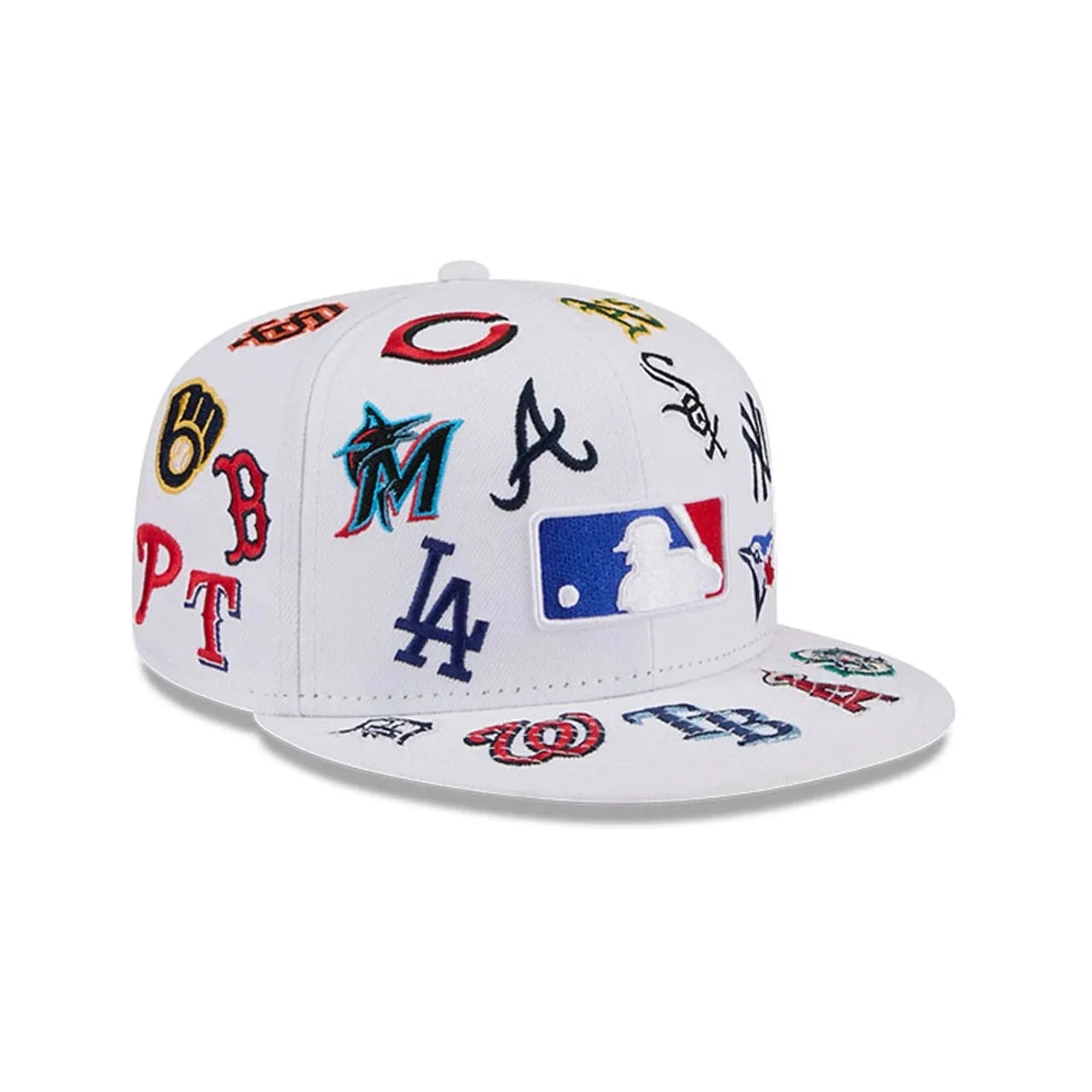 New Era Cappello unisex 59FIFTY Fitted MLB All Over bianca - Image 2