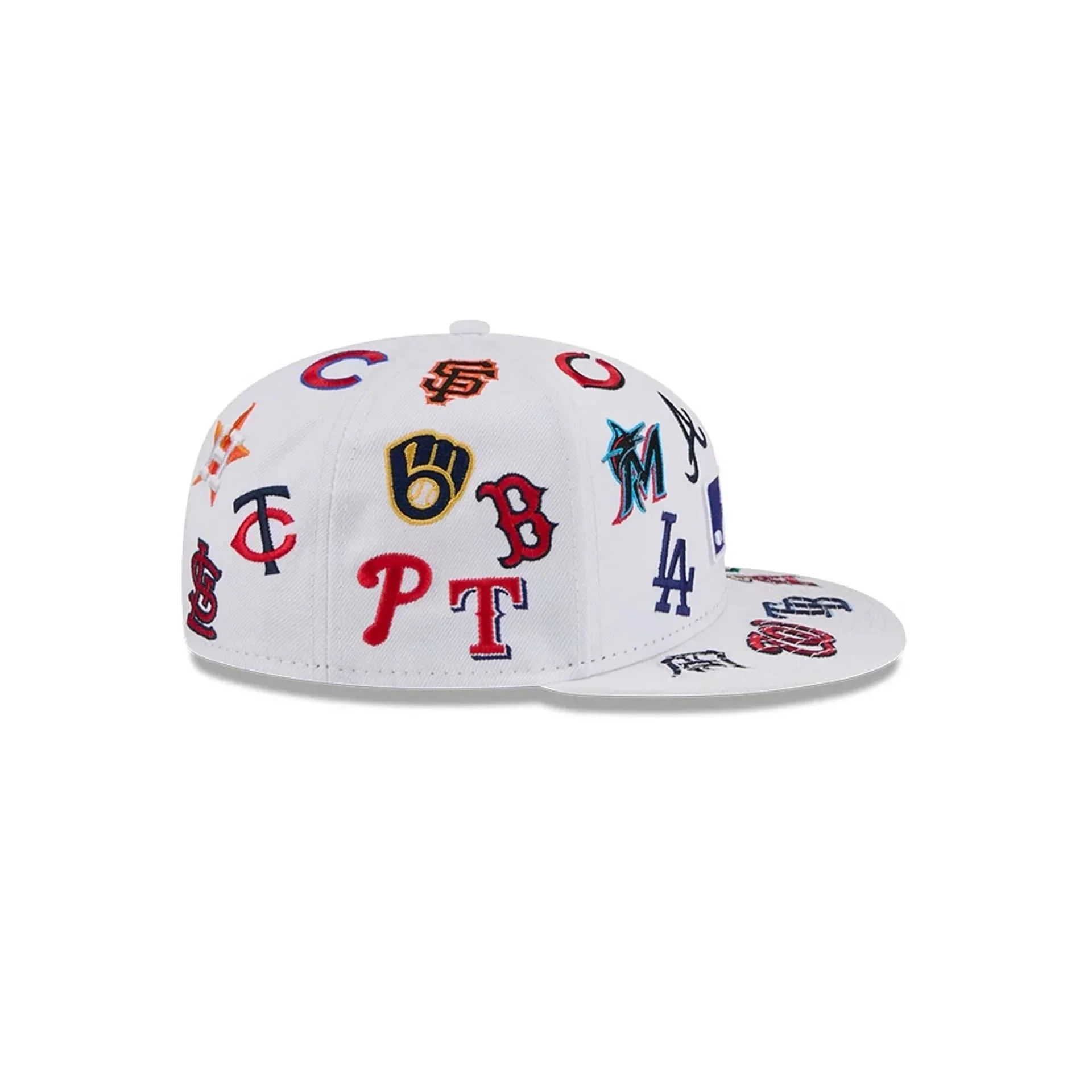 New Era Cappello unisex 59FIFTY Fitted MLB All Over bianca - Image 5