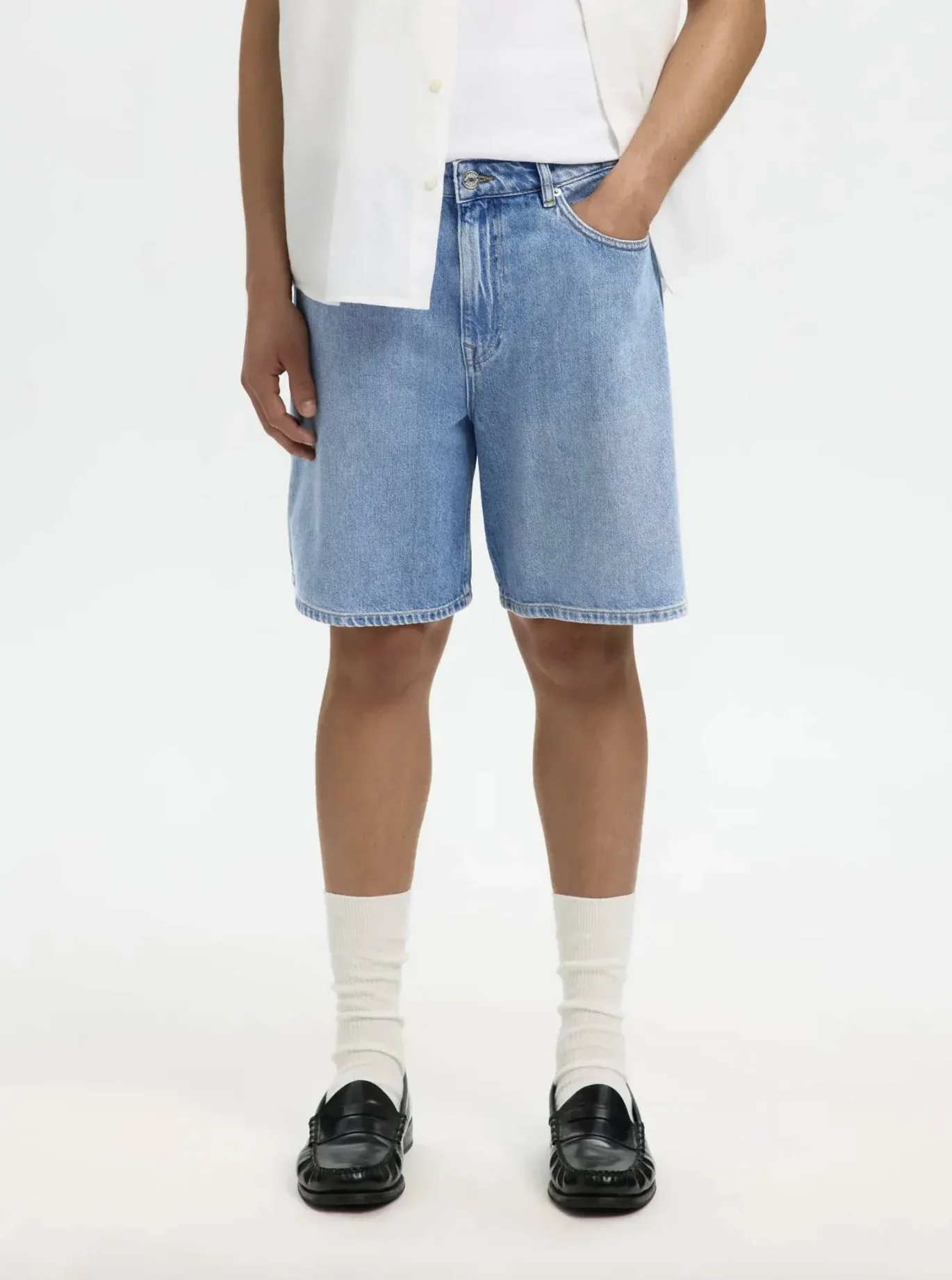 Selected Pantaloncino in jeans da uomo Alex Summer - Image 2