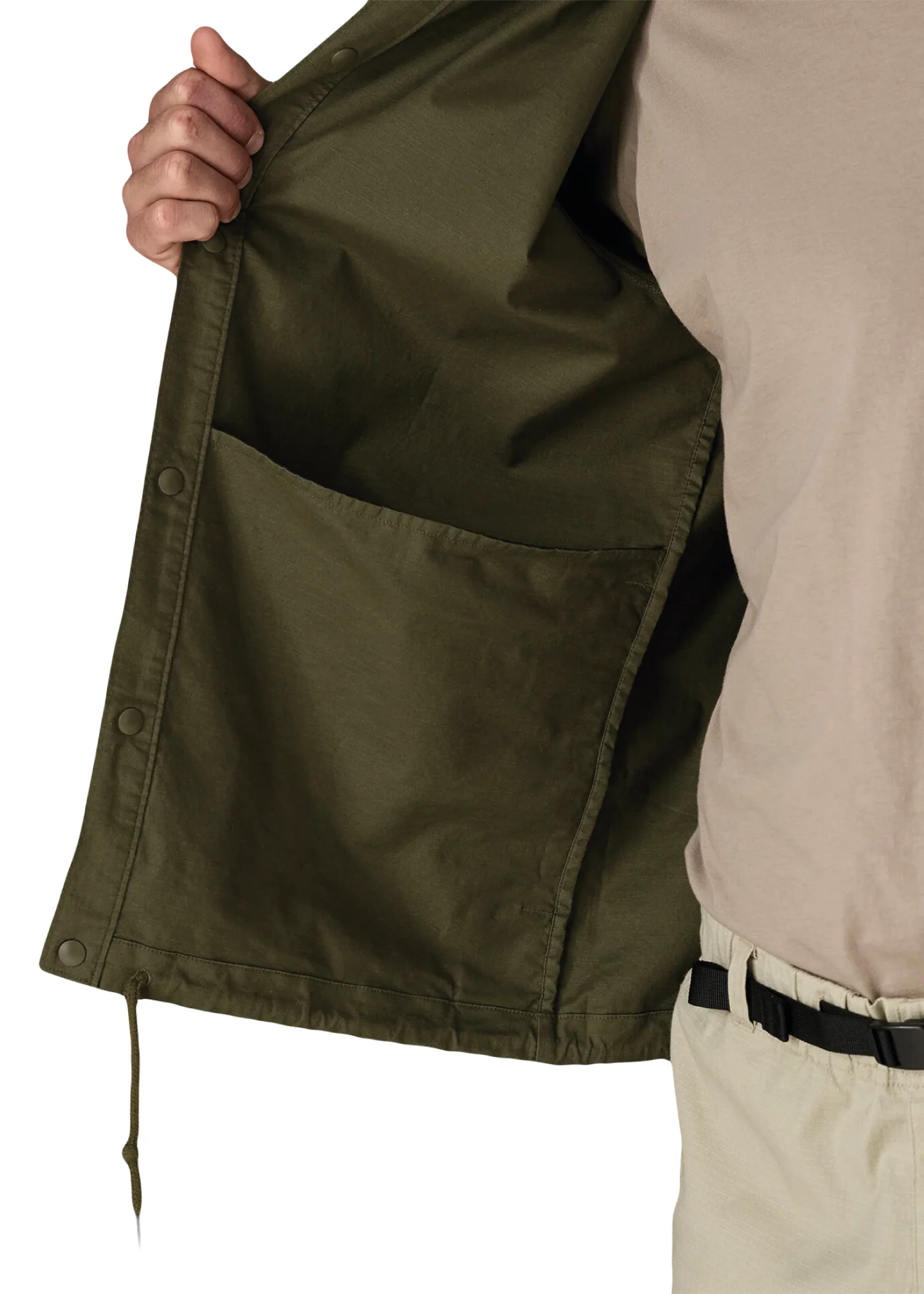 Patagonia Giacca leggera da uomo All-Wear Unlined verde - Image 4