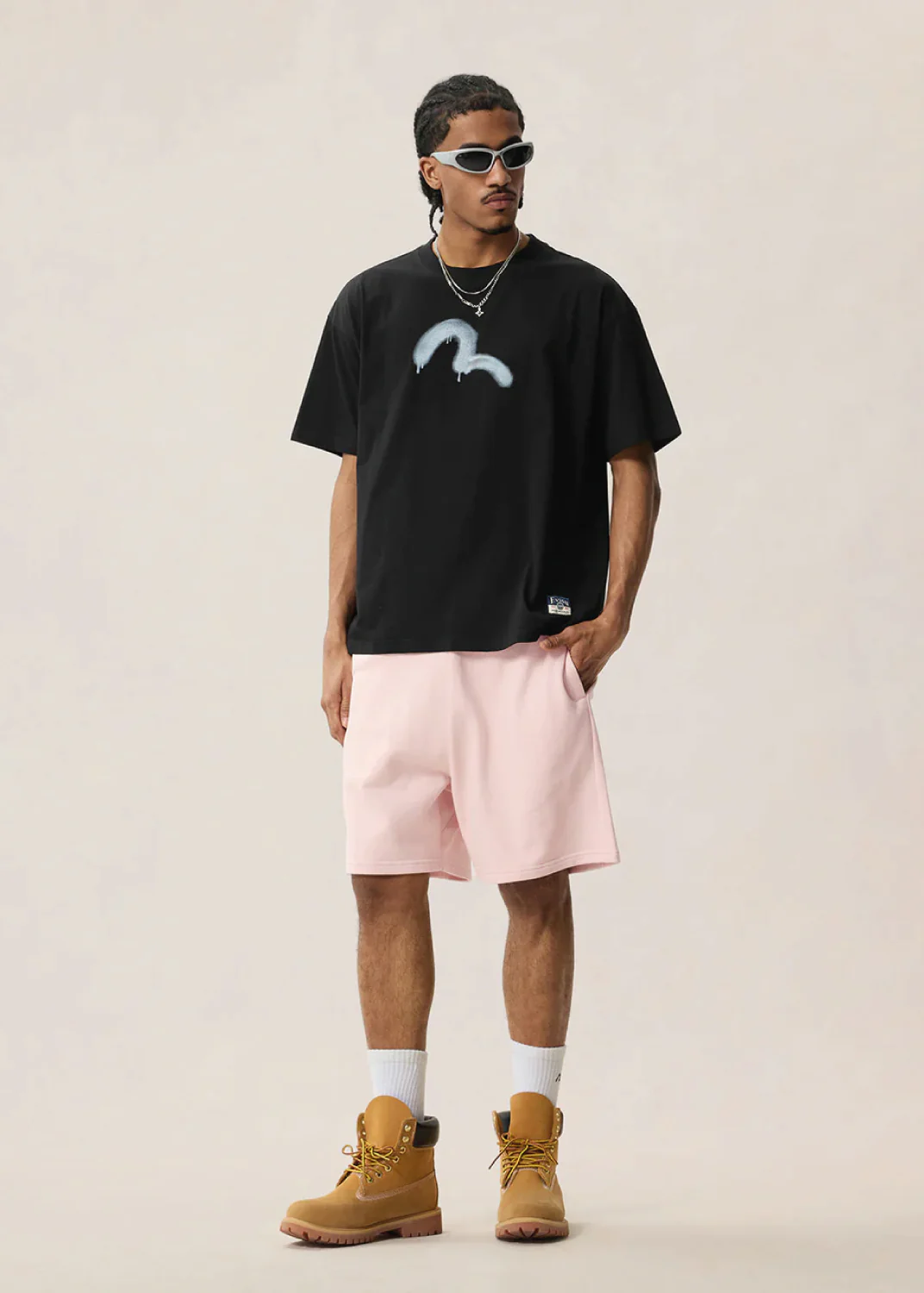Evisu T-Shirt da uomo manica corta Angel & Graffiti - Image 3