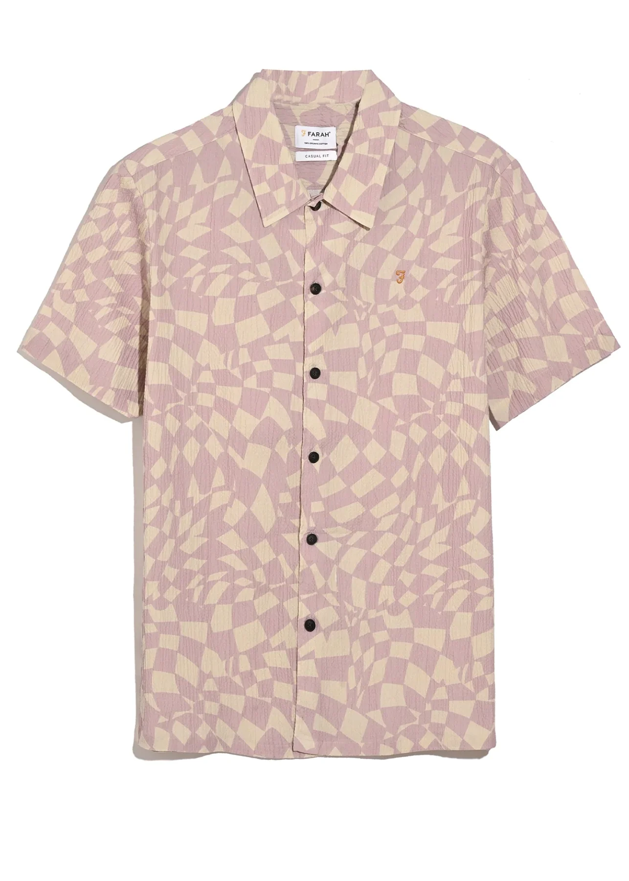 Farah Camicia fantasia da uomo manica corta Angelo Optical