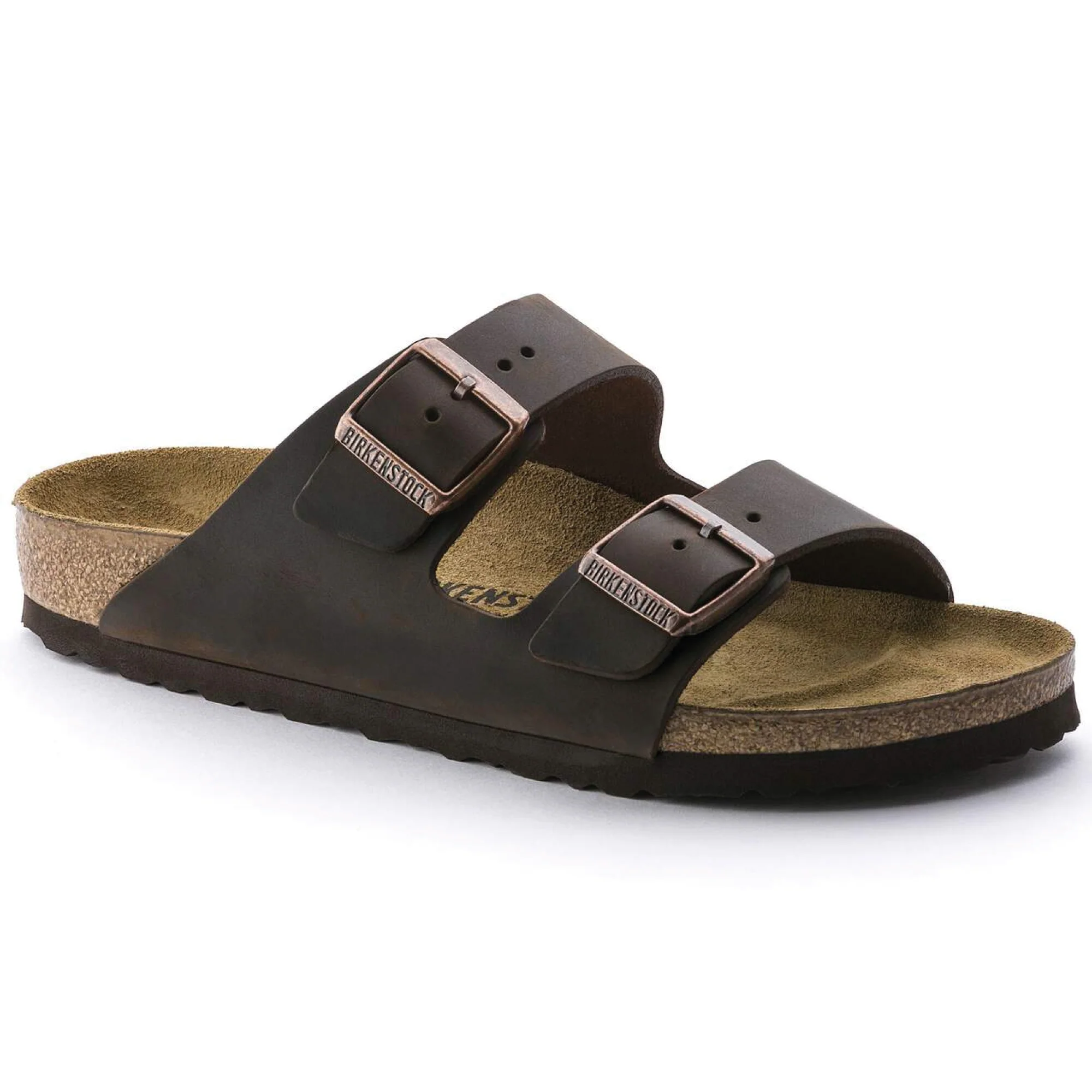 Birkenstock Sandalo in pelle oliata unisex Arizona (Calzata Stretta)