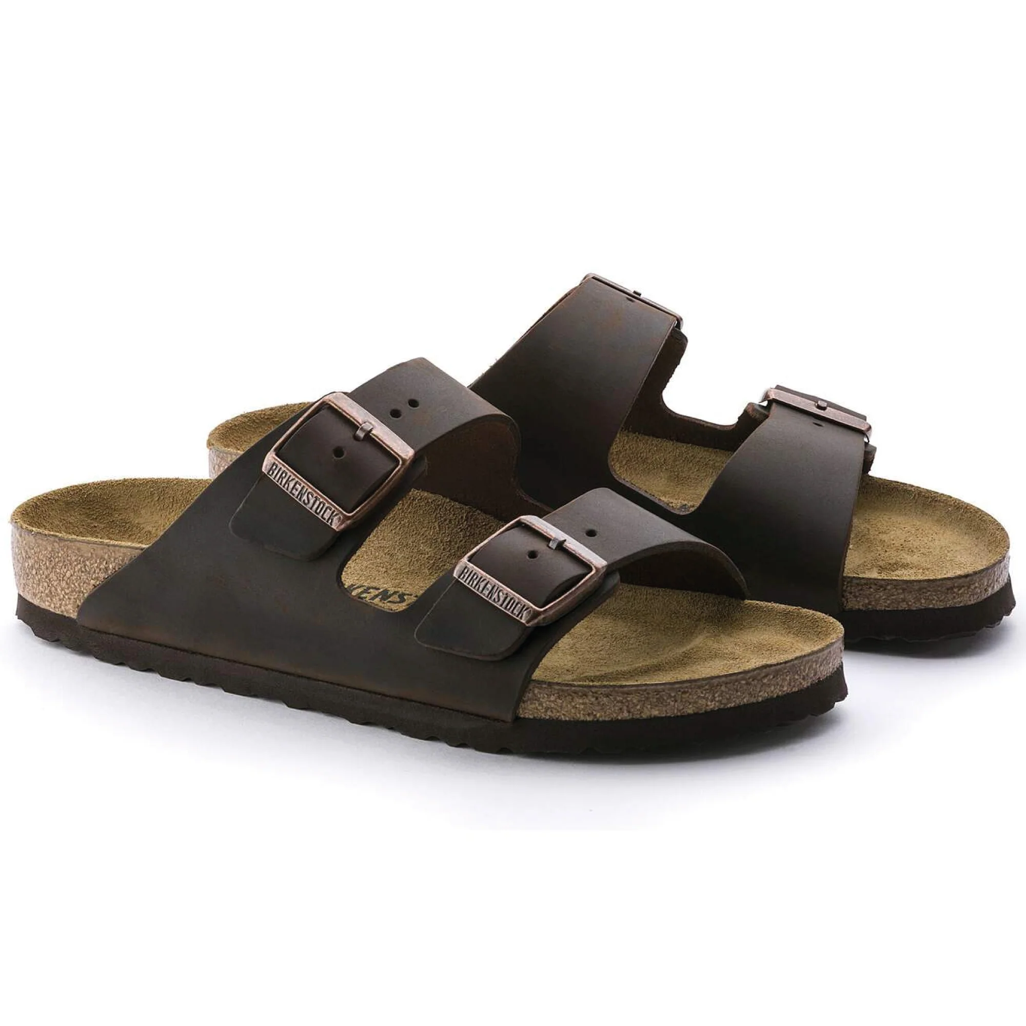 Birkenstock Sandalo in pelle oliata unisex Arizona (Calzata Stretta) - Image 2