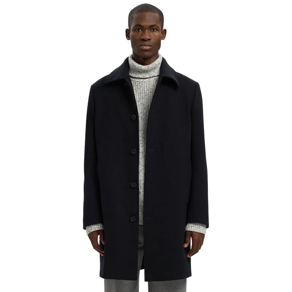Selected Cappotto in lana da uomo Archive blu - Image 3