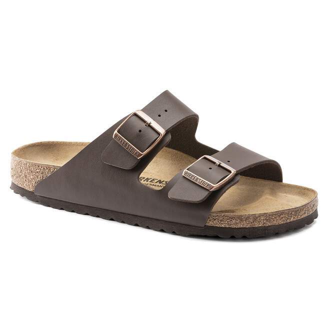 Birkenstock Sandalo unisex Arizona Birko-Flor ( Calzata Stretta) marrone