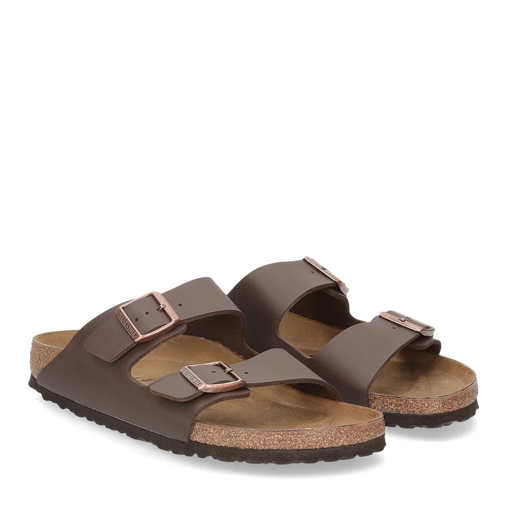Birkenstock Sandalo unisex Arizona Birko-Flor ( Calzata Stretta) marrone - Image 4