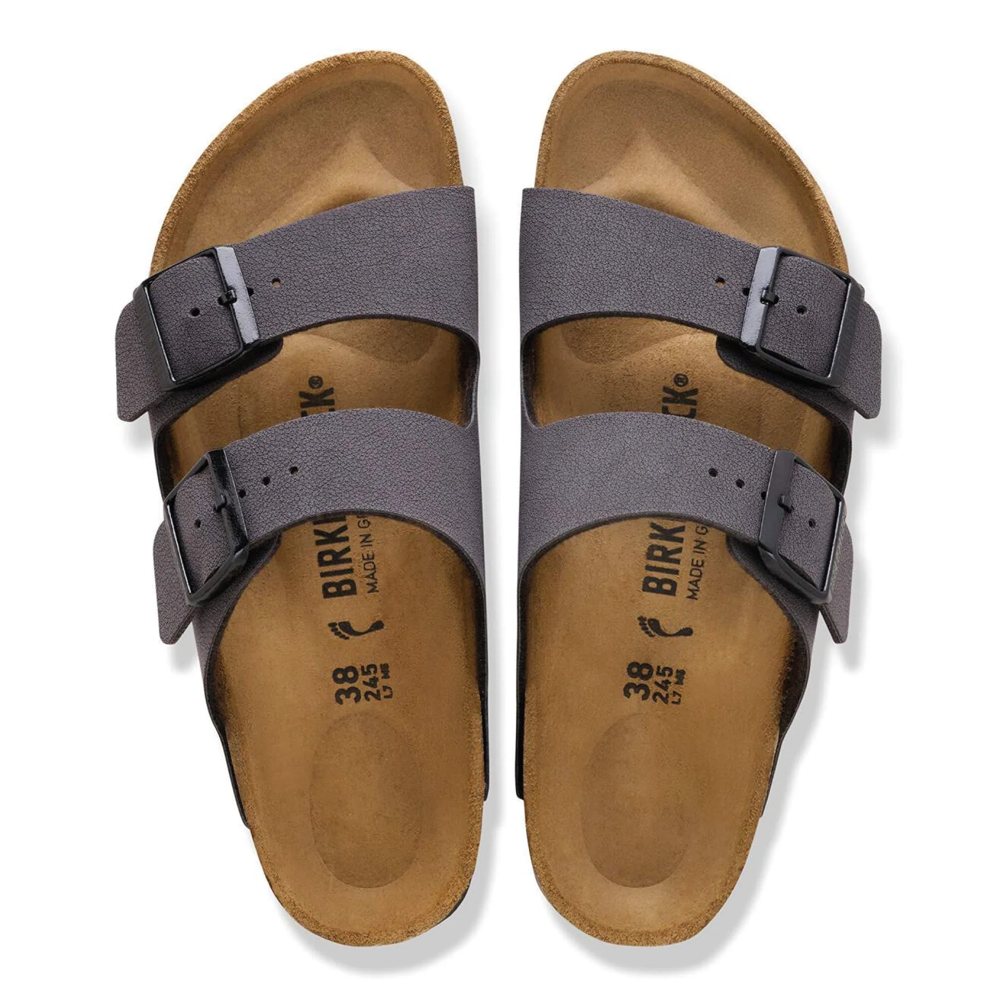 Birkenstock Sandalo da uomo Arizona Birko-Flor (Calzata Stretta) - Image 4