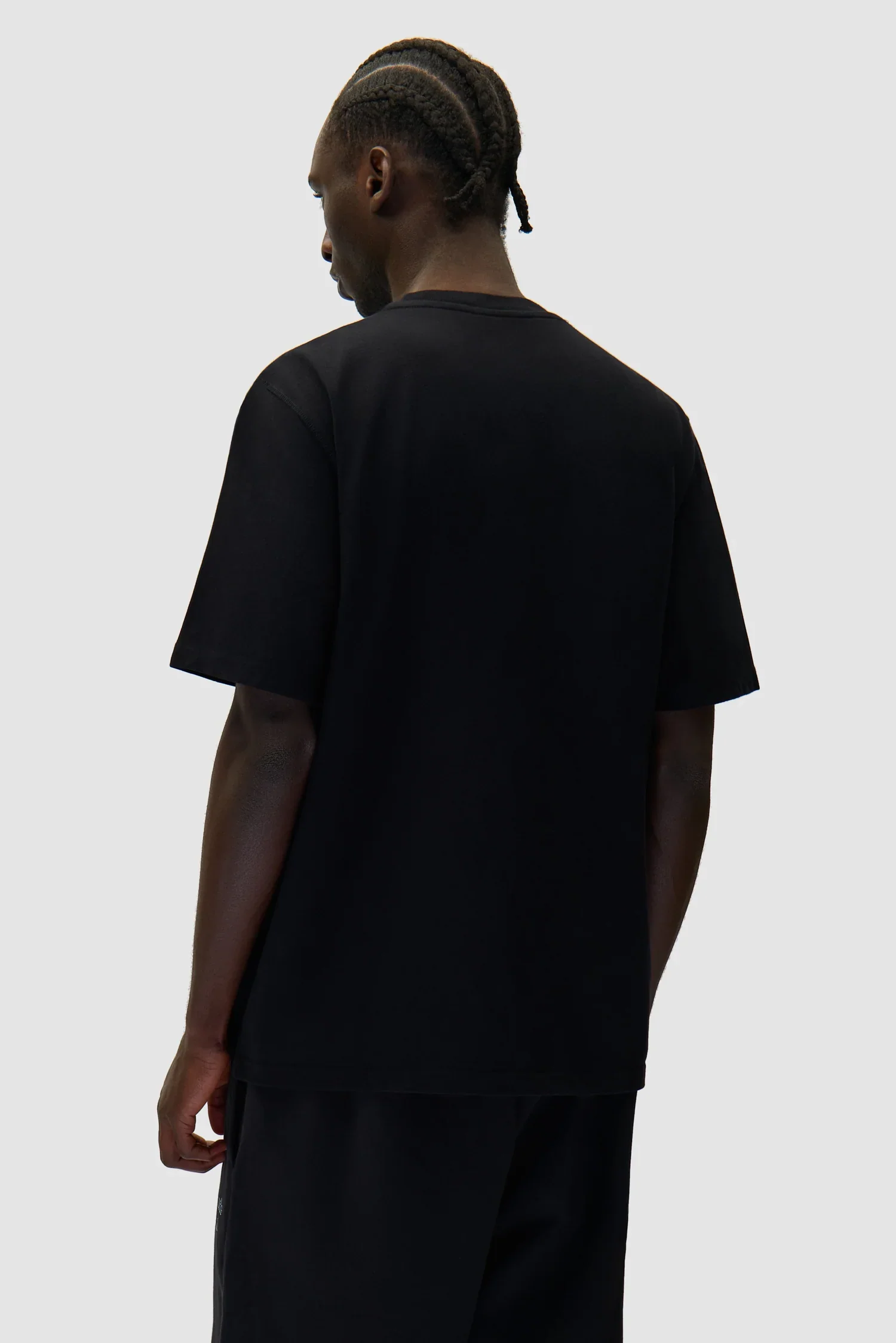 Arte T-Shirt da uomo manica corta Heart nera - Image 4