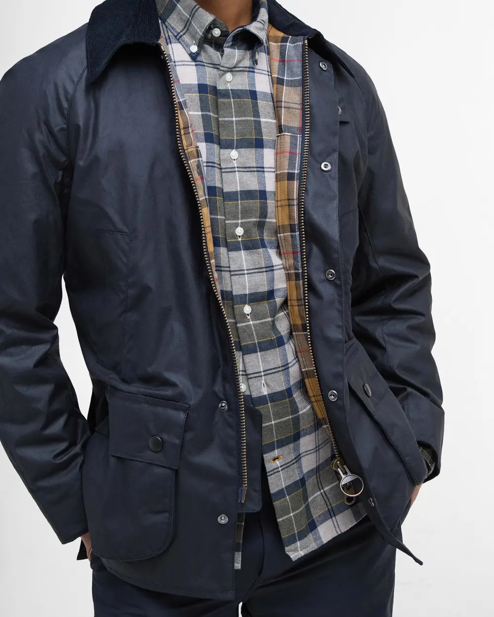 Barbour Giacca cerata da uomo Asbhy blu MWX0339NY92 - Image 4