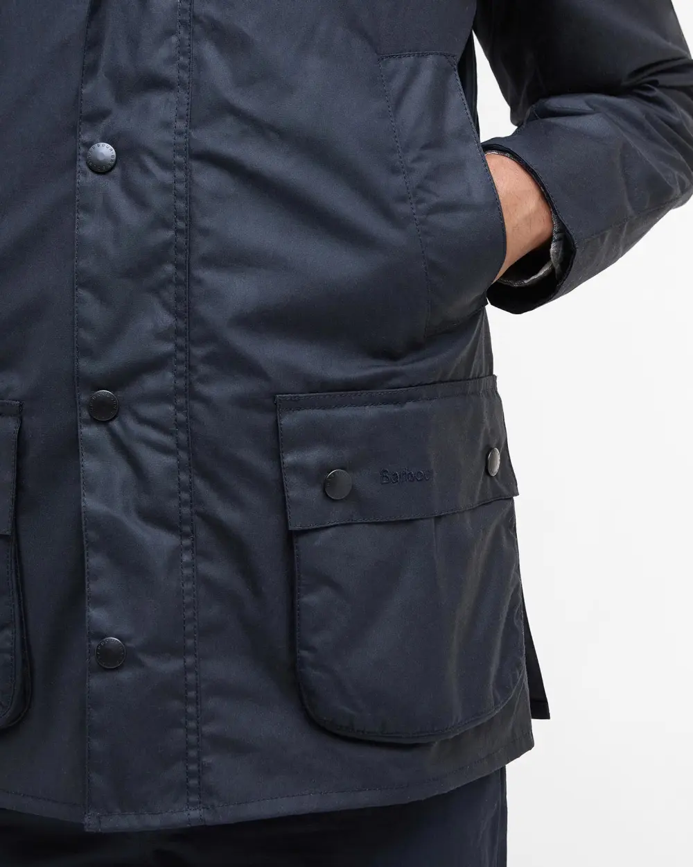 Barbour Giacca cerata da uomo Asbhy blu MWX0339NY92 - Image 7