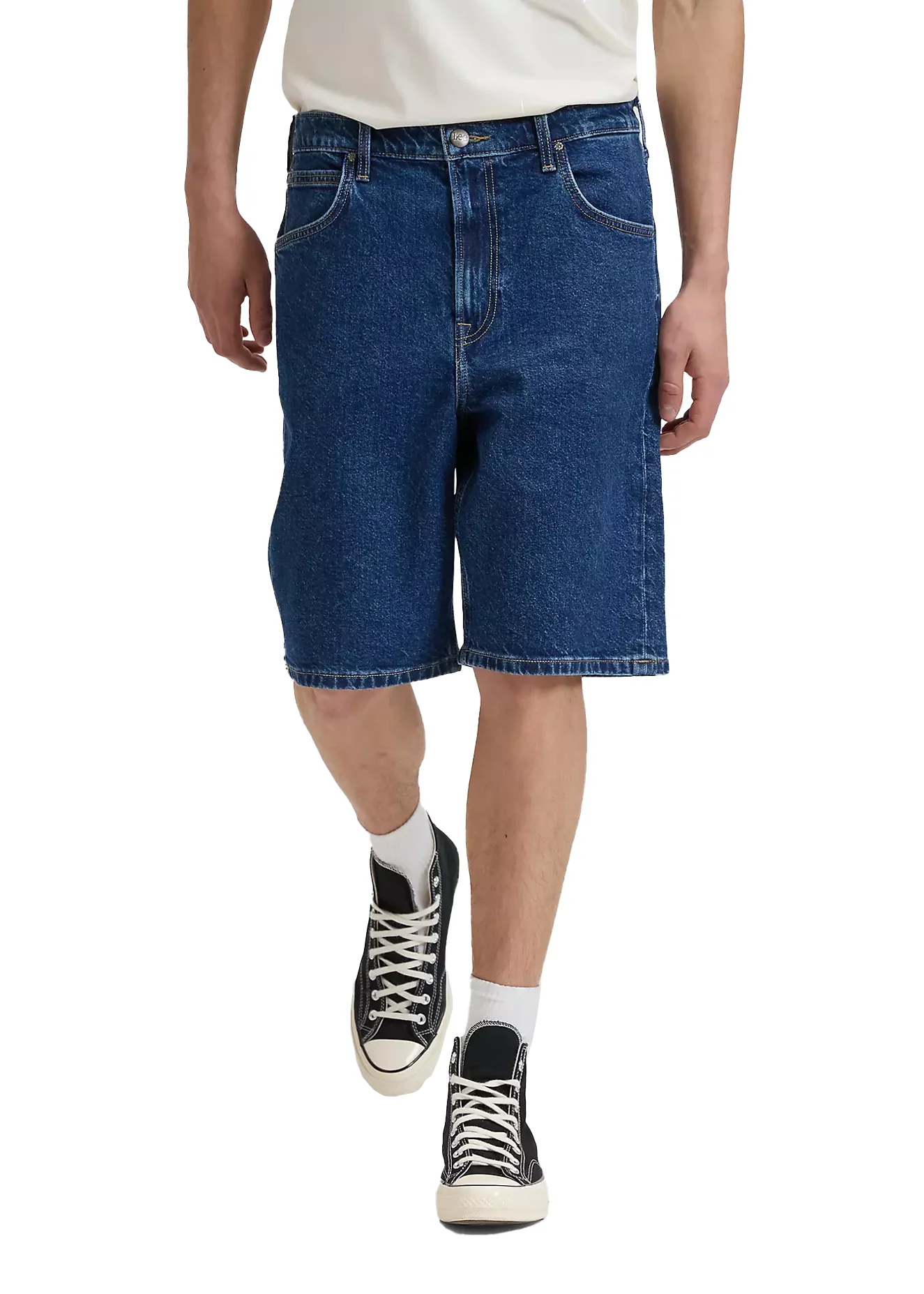 Lee Pantaloncino di jeans da uomo Asher Loose
