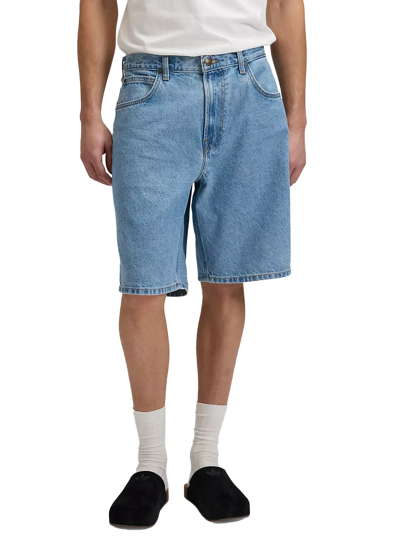 Lee Pantaloncino di jeans da uomo Asher Loose