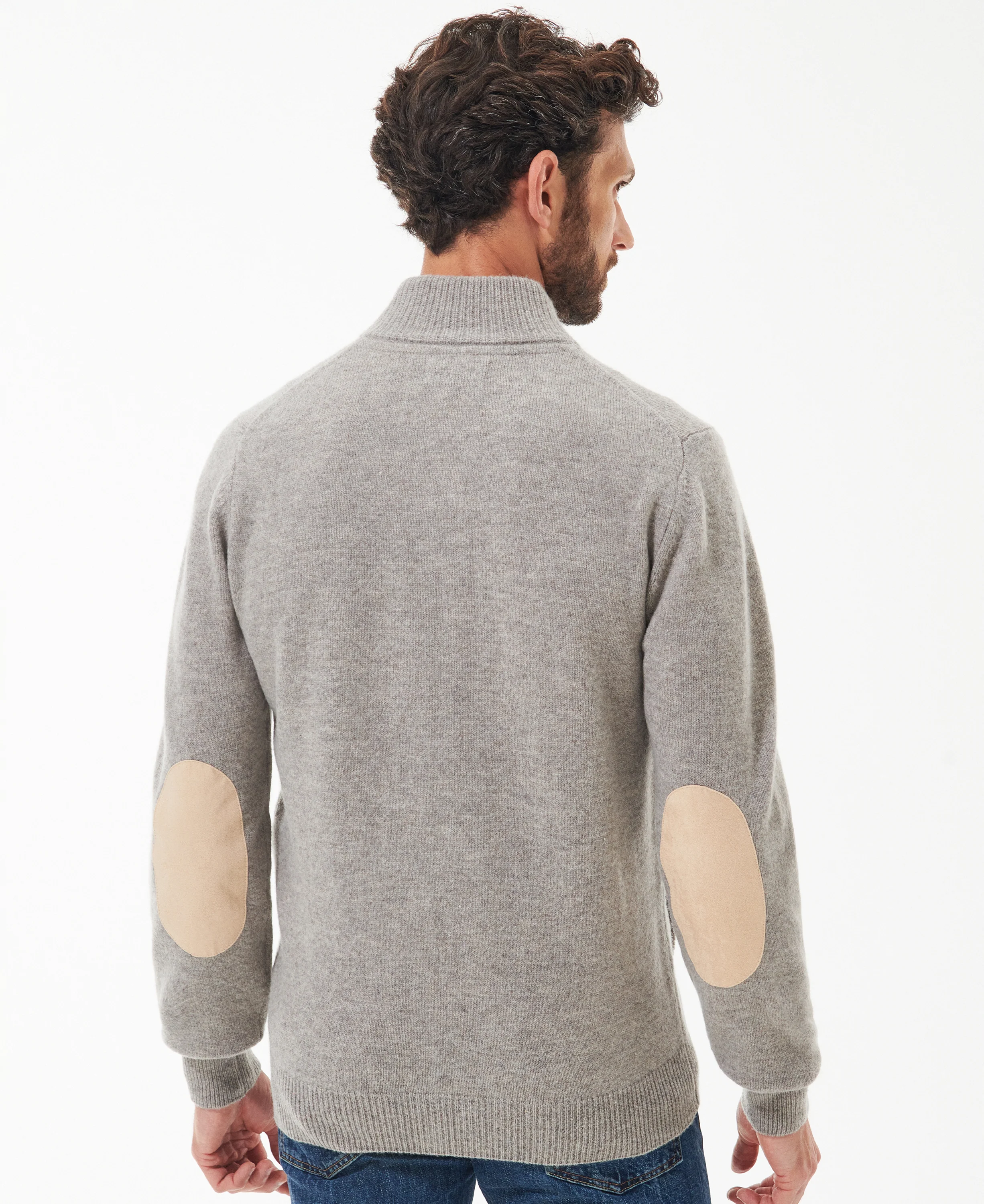 Barbour Maglione da uomo con zip Patch - Image 5