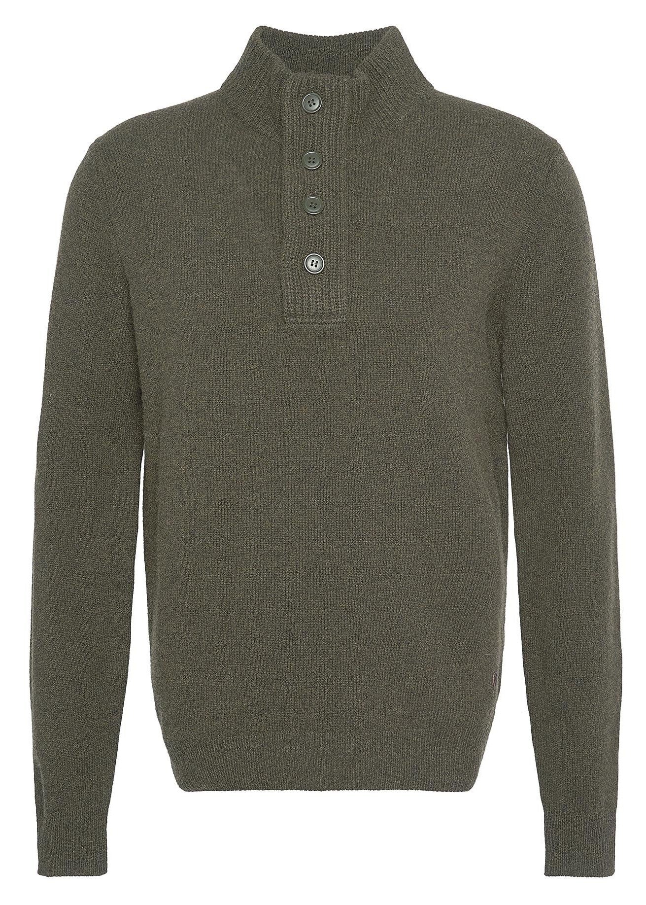 Barbour Maglia in lana da uomo Essential Patch Verde