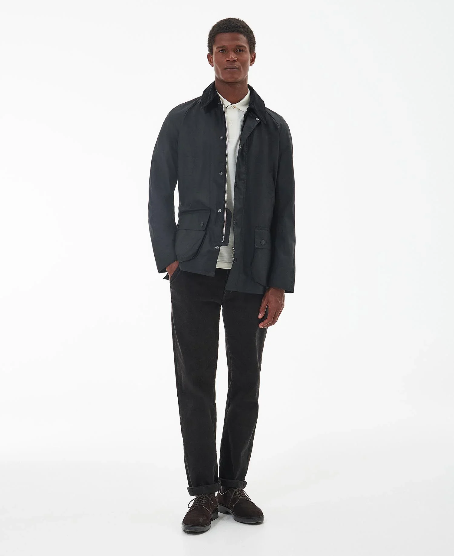 Barbour Giacca da Uomo cerata Ashby Nera - Image 6