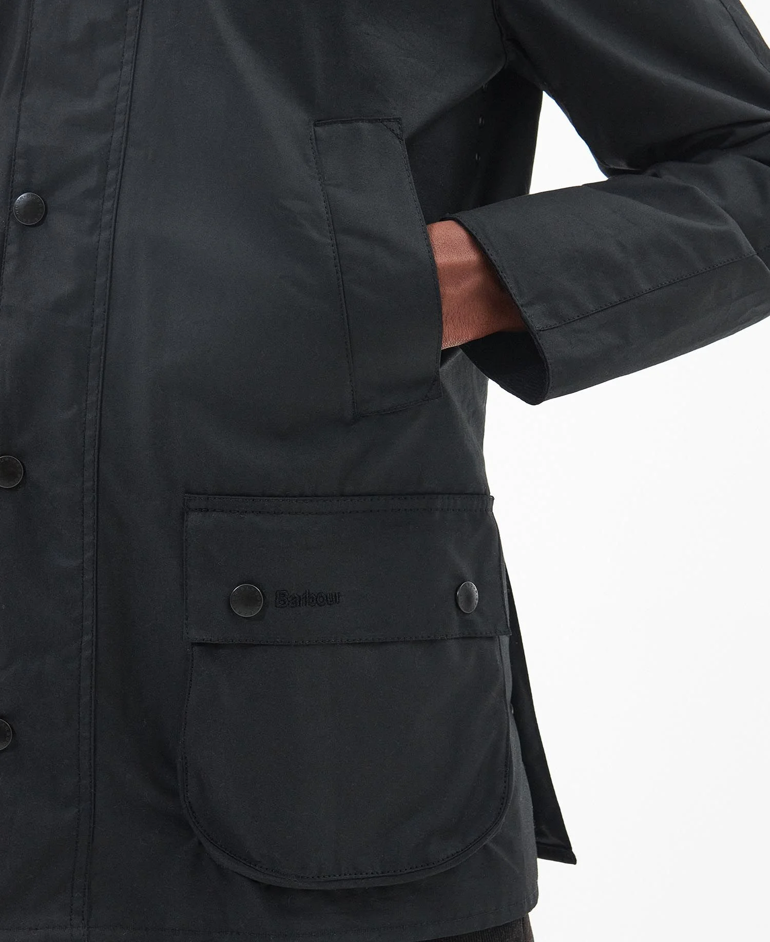 Barbour Giacca da Uomo cerata Ashby Nera - Image 7