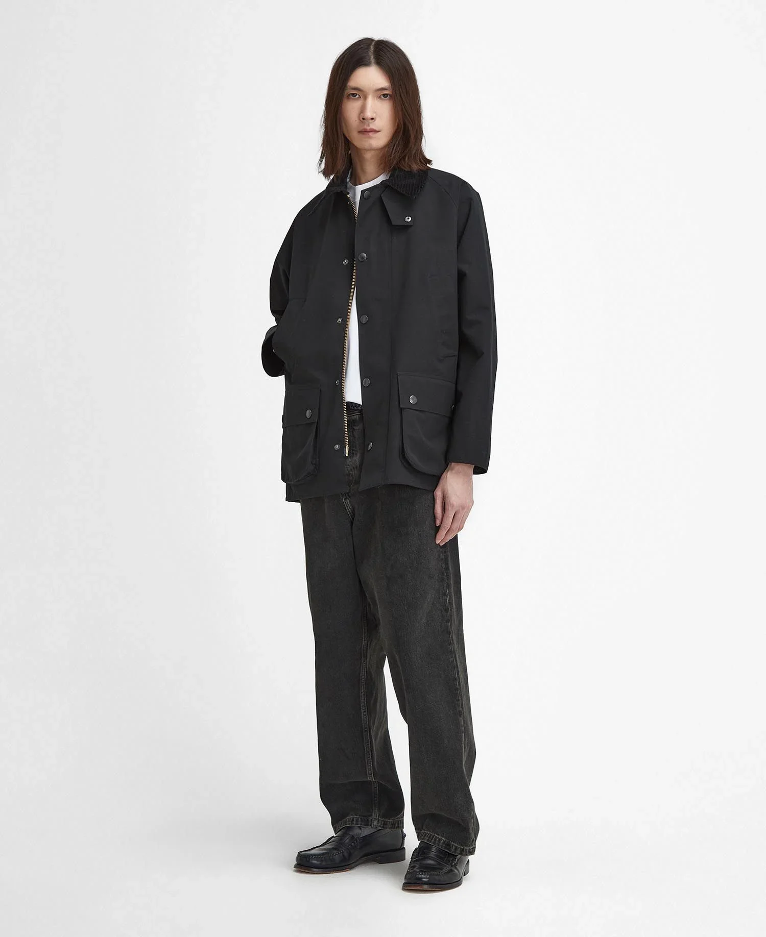 Barbour Giacca da uomo Classic Bedale Nero - Image 7