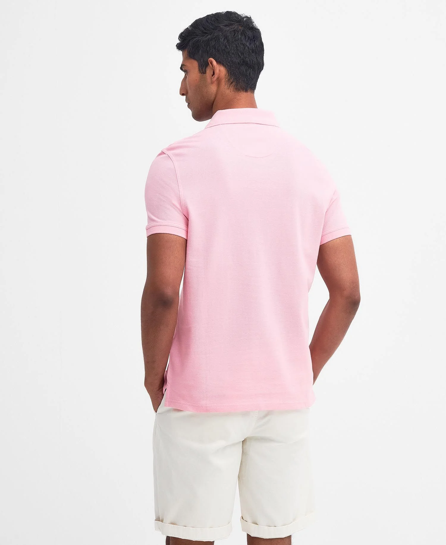 Barbour Polo sports leggera uomo rosa - Image 6