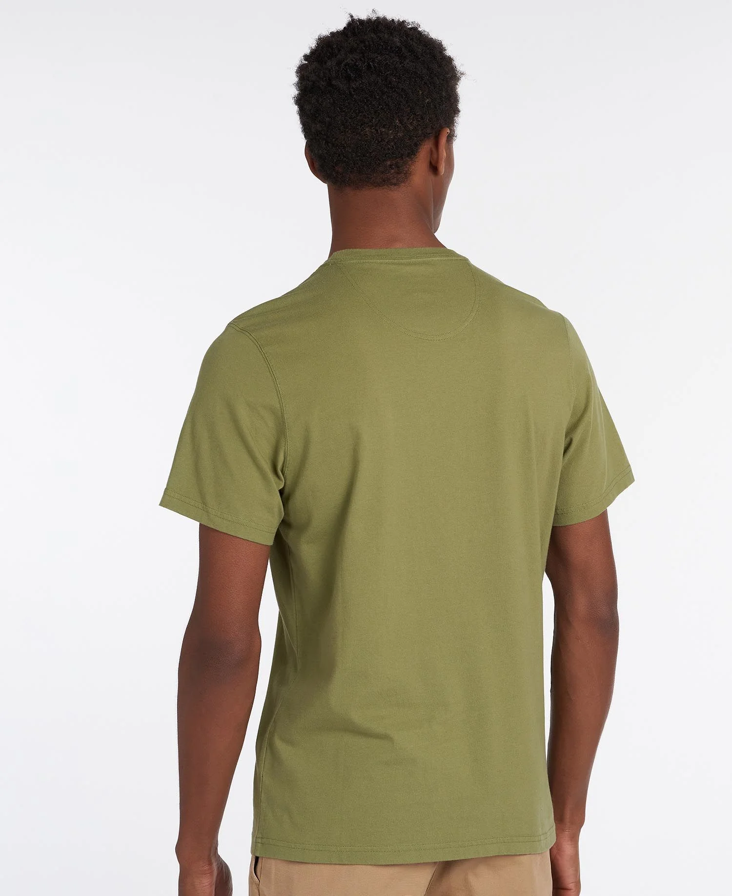 Barbour T-Shirt uomo Logo verde - Image 3