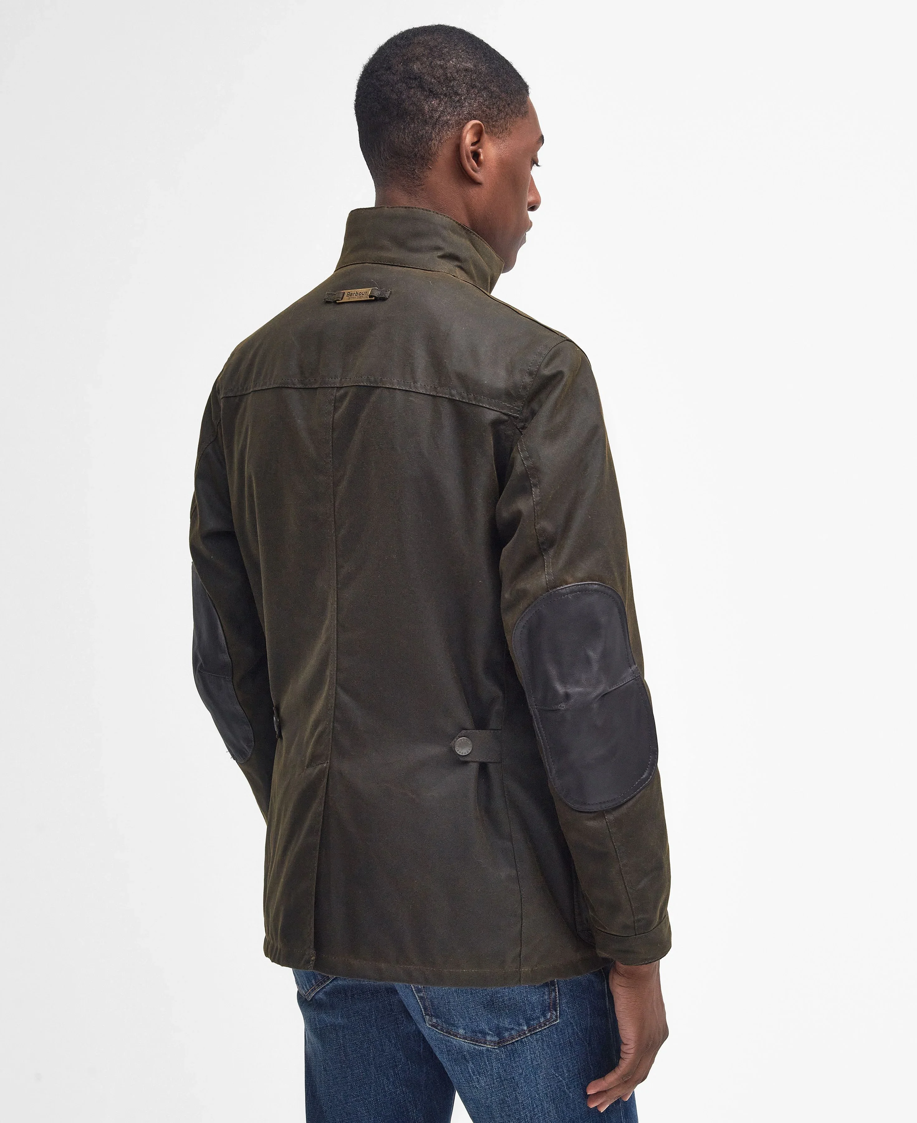 Barbour Giacca da uomo cerata Ogston Wax verde - Image 4