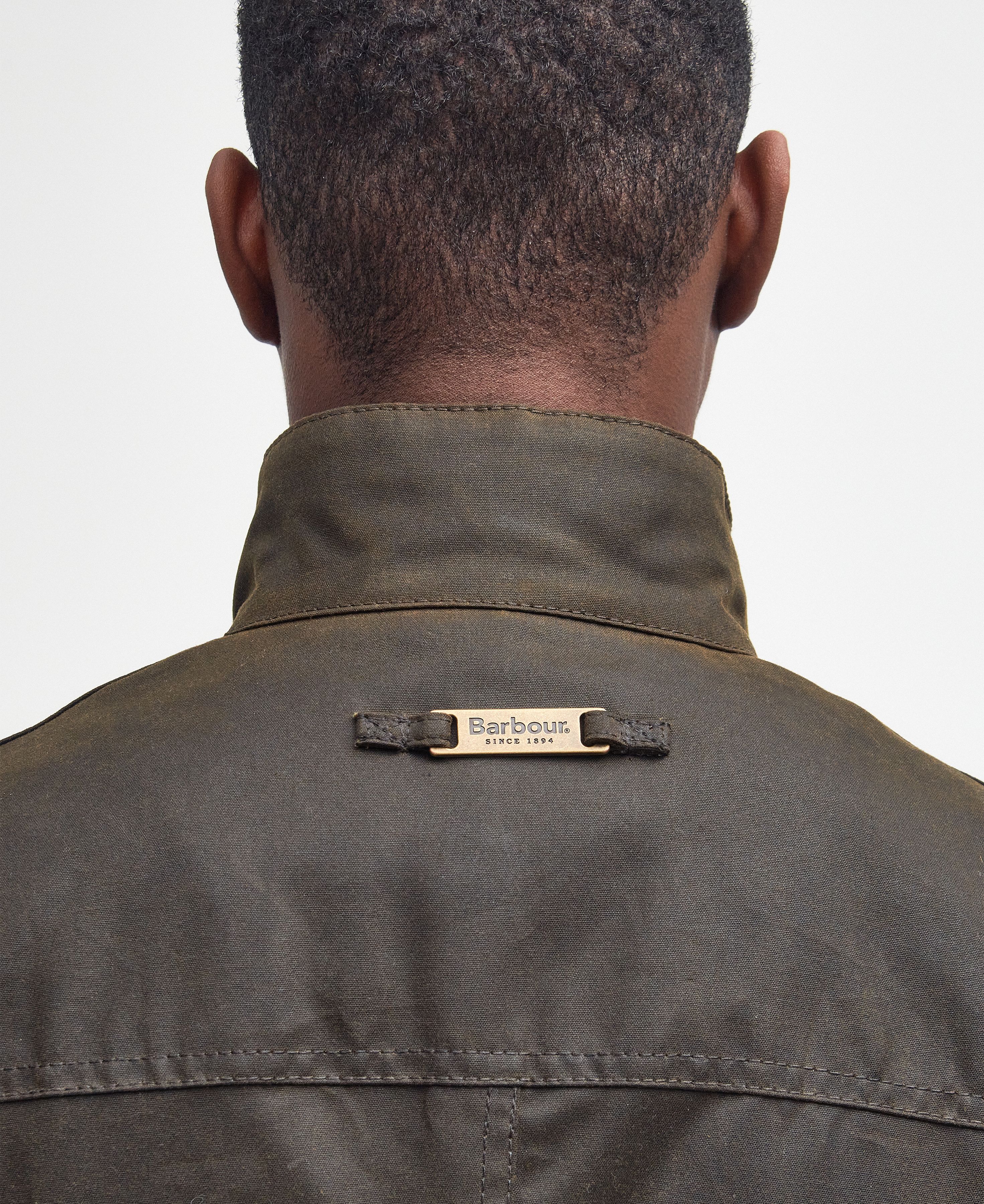 Barbour Giacca da uomo cerata Ogston Wax verde - Image 7