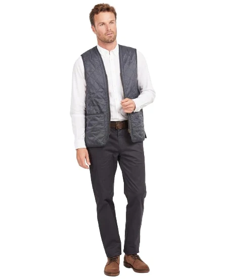 Barbour Gilet trapuntato con zip unisex Polarquilt blu MLI0002NY91 - Image 3