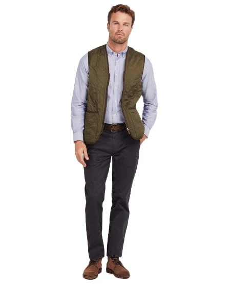 Barbour Gilet/trapuntato con zip unisex Polarquilt verde MLI0002OL91 - Image 4