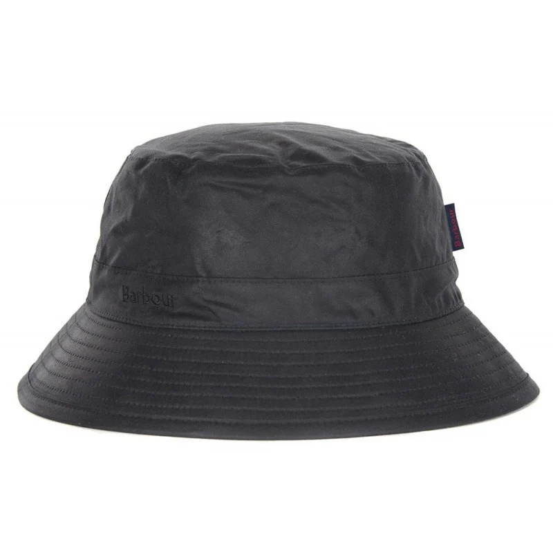 Barbour Cappello pescatore cerato Wax Sports blu MHA0001NY91 - Image 6