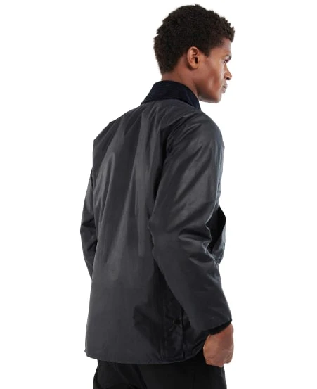 Barbour Giacca cerata da uomo Bedale Wax blu MWX0018NY91 - Image 4