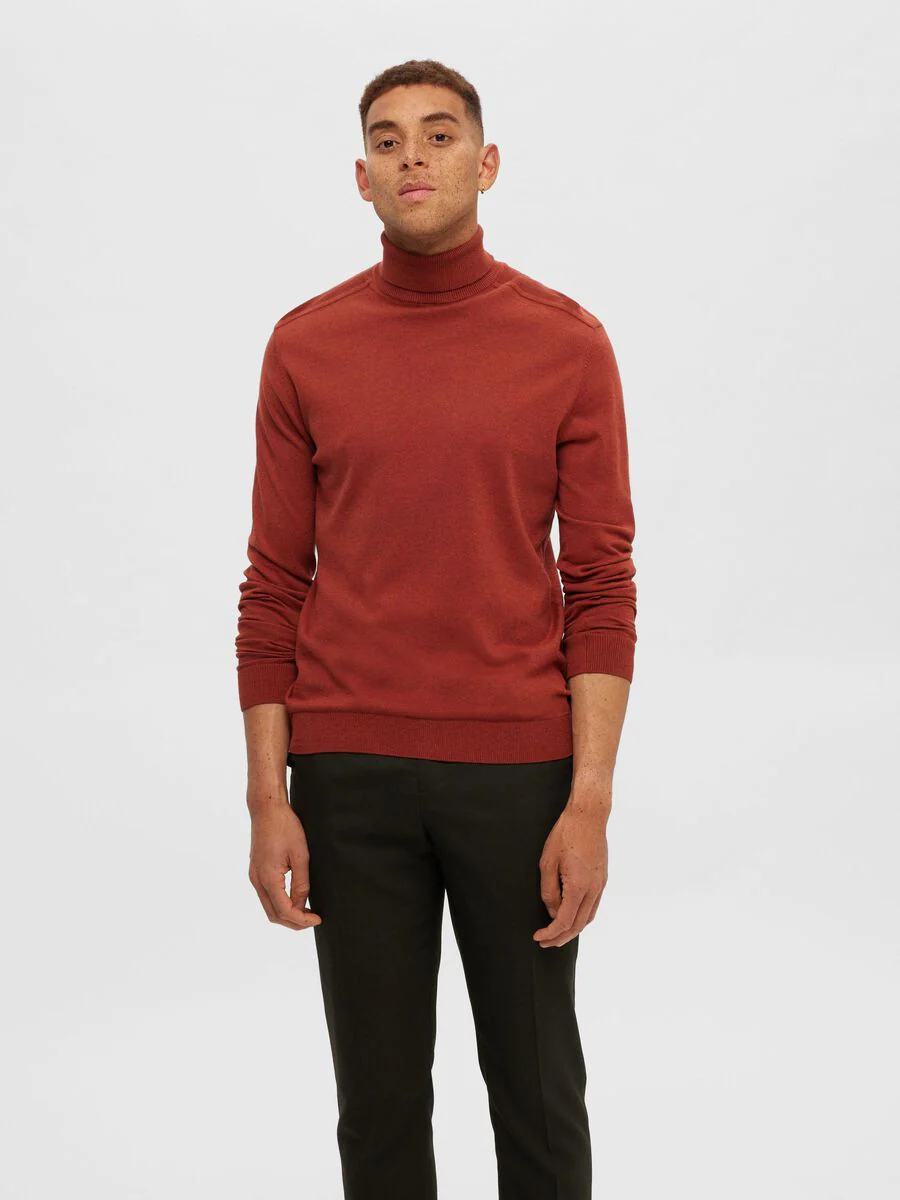 Selected Maglia da uomo dolcevita Berg  16074684-BH - Image 3