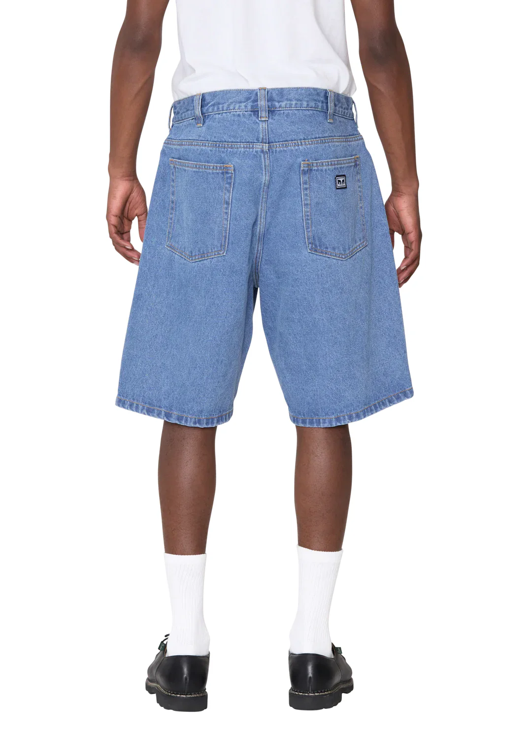 Obey Pantaloncino in jeans da uomo Bigwig Baggy - Image 4