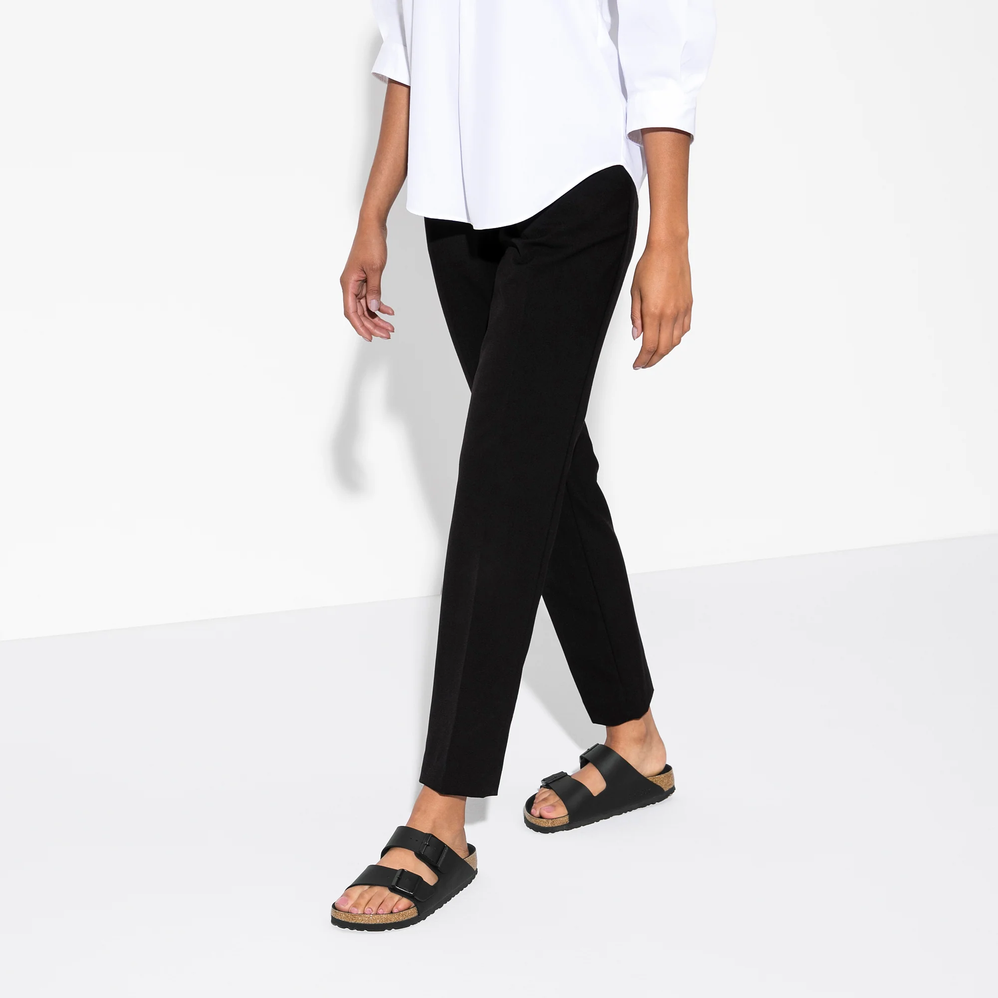 Birkenstock Sandalo unisex Arizona Triples (Calzata Stretta) nero - Image 3