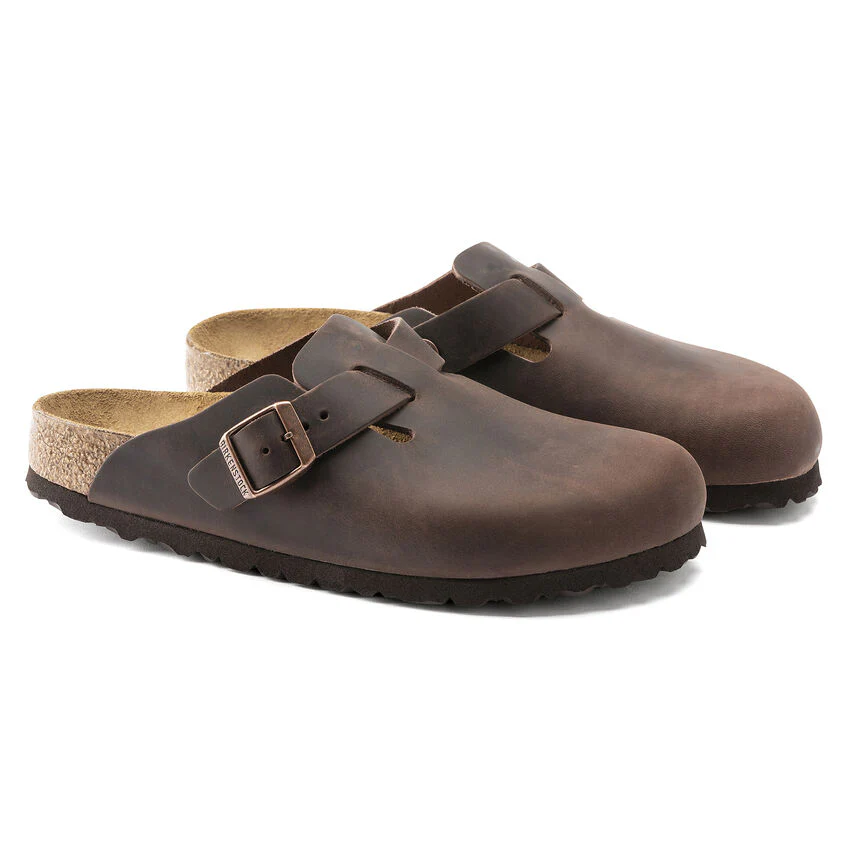 Birkenstock Sandalo unisex Boston marrone (Calzata Stretta) - Image 2