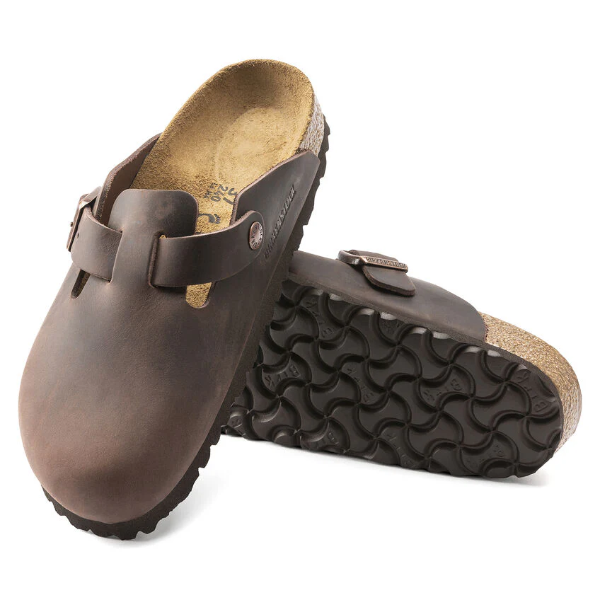 Birkenstock Sandalo unisex Boston marrone (Calzata Stretta) - Image 3