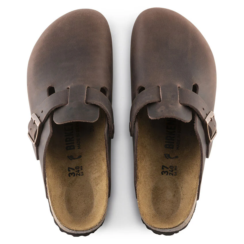 Birkenstock Sandalo unisex Boston marrone (Calzata Stretta) - Image 4