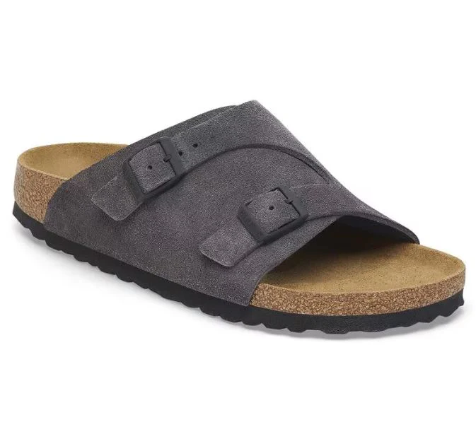 Birkenstock Sandali Unisex Zurich (Calzata Stretta) Grigio
