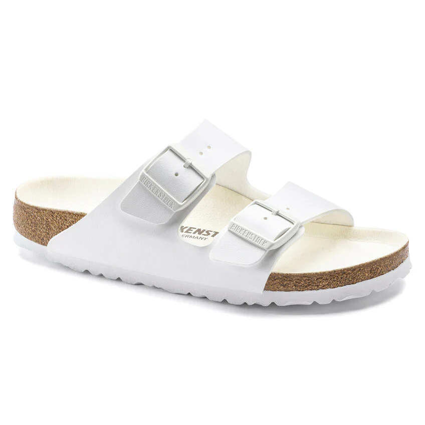 Birkenstock Sandalo Donna Arizona triple white (Calzata Stretta) Bianco