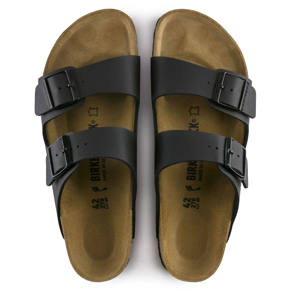 Birkenstock Sandalo Unisex Arizona Nero (Calzata Stretta) - Image 4