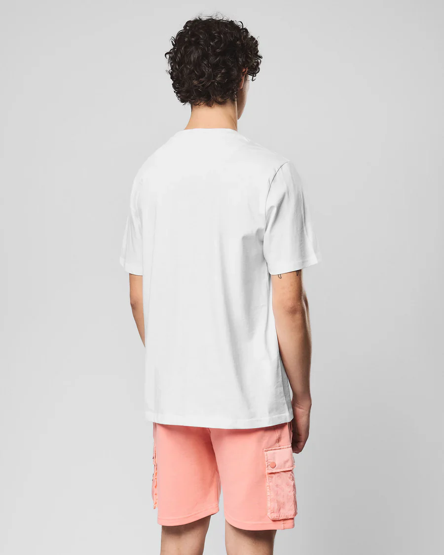 Weekend Offender T-Shirt da uomo manica corta Biskra bianca - Image 3