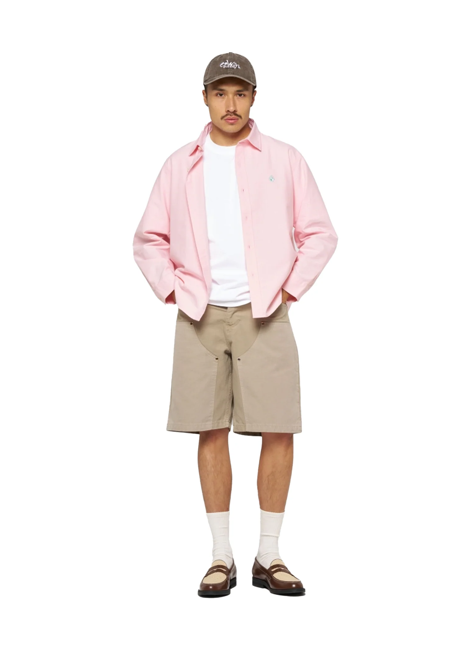 Edwin Camicia da uomo Bix Oxford rosa - Image 3
